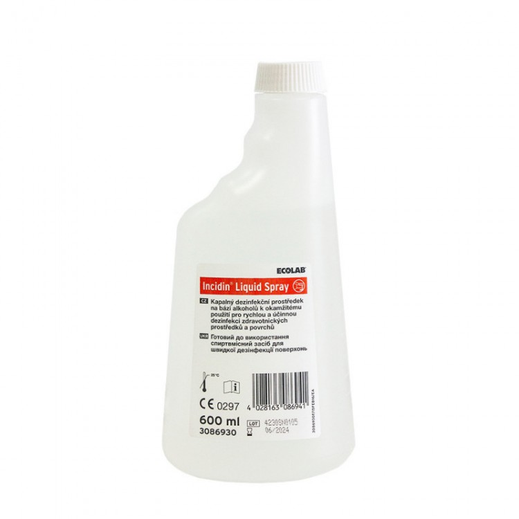 Incidin Liquid 600ml | Čistící, dezinf.prostř., dezodoranty - Dezi. přípravky Incidin Liquid 600ml | Čistící, dezinf.prostř., dezodoranty - Dezi. přípravky